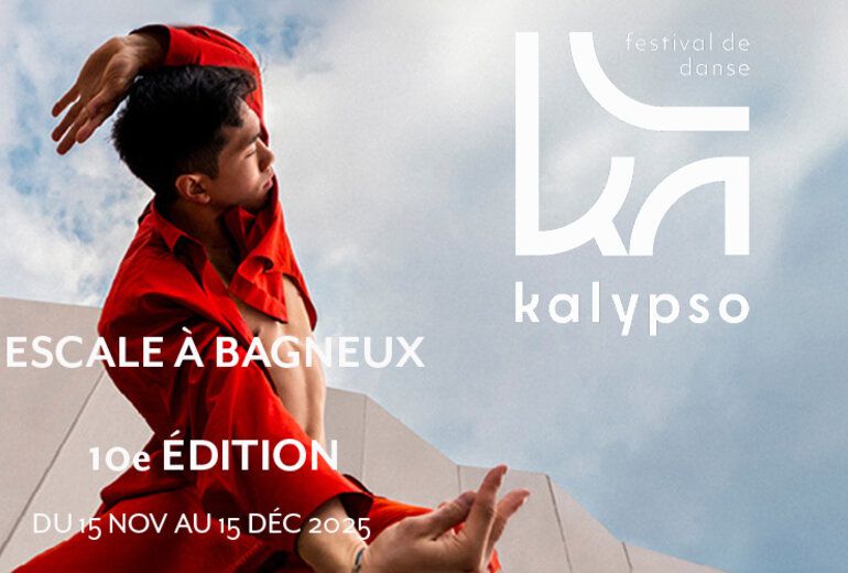 Affiche annonçant les dates du festival Kalypso du 15/11 au 15/12